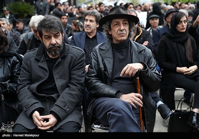 مراسم تشییع زنده‌یاد جمشید مشایخی