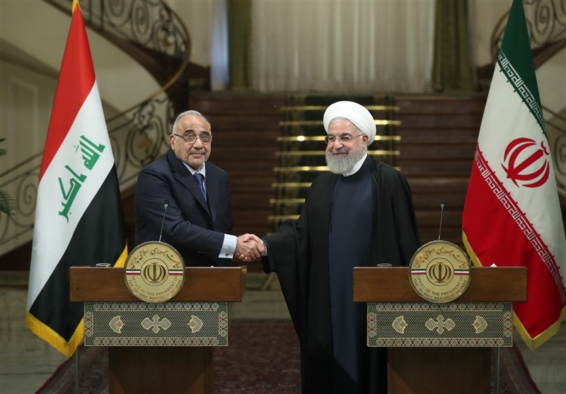 دیدار روحانی و نخست‌وزیر عراق/ آغاز عملیات اجرایی اتصال ریلی شلمچه به بصره
