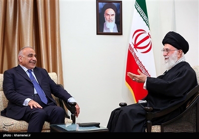 عراقی وزیراعظم عادل عبدالمہدی کی امام خامنہ ای سے ملاقات