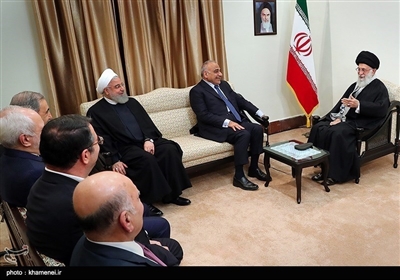 عراقی وزیراعظم عادل عبدالمہدی کی امام خامنہ ای سے ملاقات