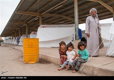 اسکان سیل زدگان خوزستان در اردوگاه فارابی