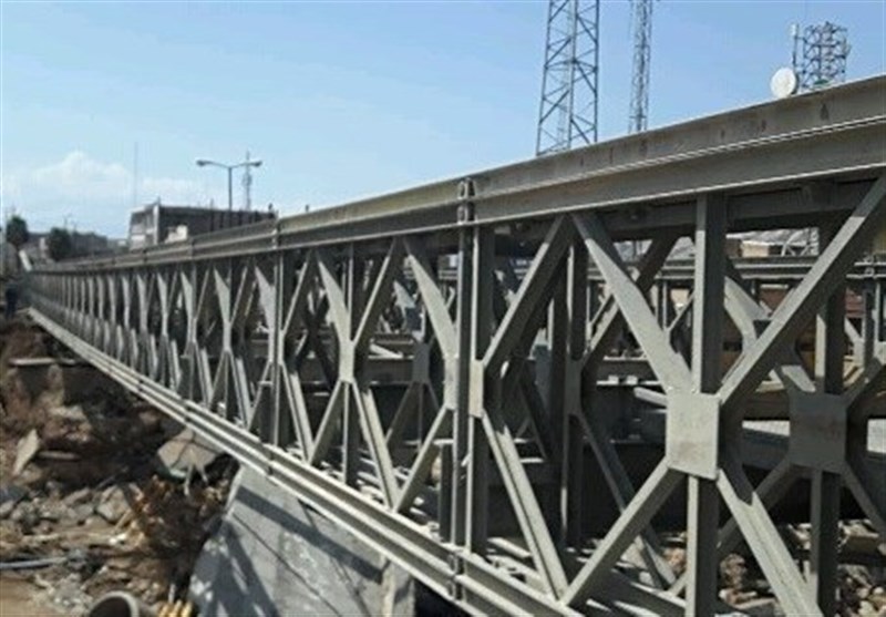 احداث پل هفت تیر پلدختر طی 48 ساعت توسط ارتش