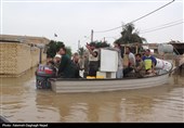 خوزستان| امدادرسانی پاسداران و بسیجیان سپاه دزفول به‌ روایت تصویر