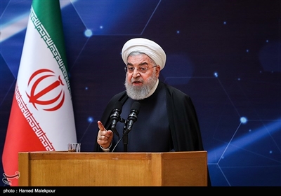 سخنرانی حجت‌الاسلام حسن روحانی رئیس جمهور در سیزدهمین سالگرد روز ملی فناوری هسته‌ای 