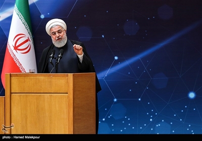 سخنرانی حجت‌الاسلام حسن روحانی رئیس جمهور در سیزدهمین سالگرد روز ملی فناوری هسته‌ای 
