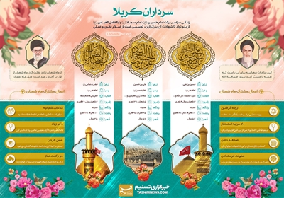 اینفوگرافیک/ سرداران کربلا