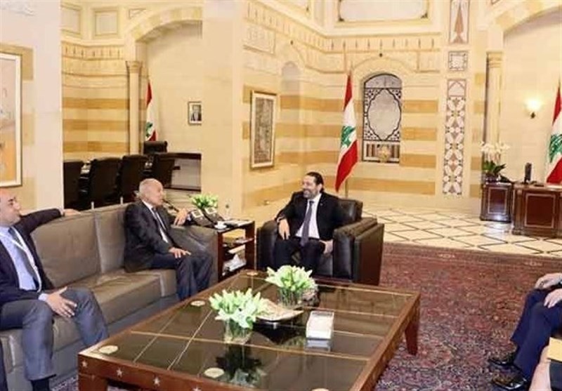 دیدار دبیرکل‌ اتحادیه عرب با نخست وزیر لبنان