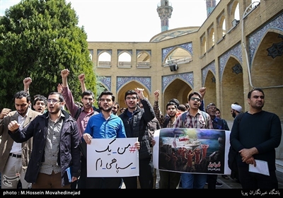 امریکی پابندیوں کے خلاف پورے ایران میں جلوس اور ریلیاں
