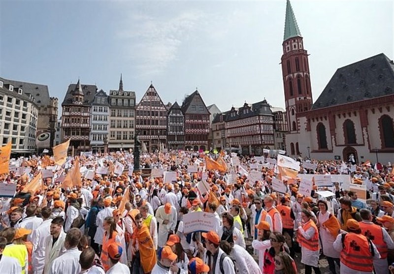 اعتصاب گسترده پزشکان آلمانی در اعتراض به شرایط کاری