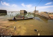 خوزستان| روستای سبهانیه در خطر زیر آب رفتن + فیلم