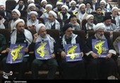 ائمه جمعه اصفهان با بر تن کردن لباس سپاه اقدام ترامپ را محکوم کردند + تصاویر