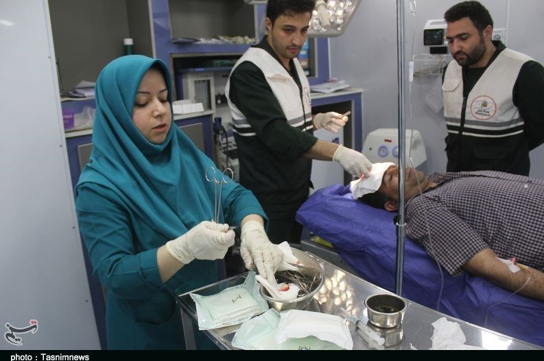 خدمت‌رسانی مجهزترین بیمارستان صحرایی سپاه به سیل‌زدگان پلدختر+ تصاویر‌