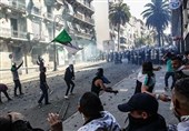 درگیری‌های شدید بین پلیس الجزایر و معترضان