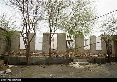 خسارات سیل در روستای شاهیوند- پلدختر