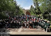 تجمع طلاب و روحانیون حوزه علمیه مروی در حمایت از سپاه