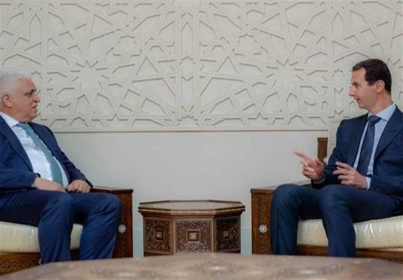 دیدار الفیاض با رئیس‌جمهور سوریه/ تاکید اسد بر اهمیت همکاری بغداد-دمشق