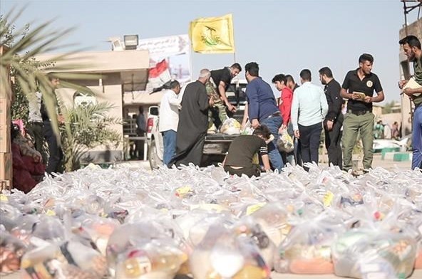 قدردانی مردم سیل‌زده خوزستان از حمایت نُجَباء +فیلم