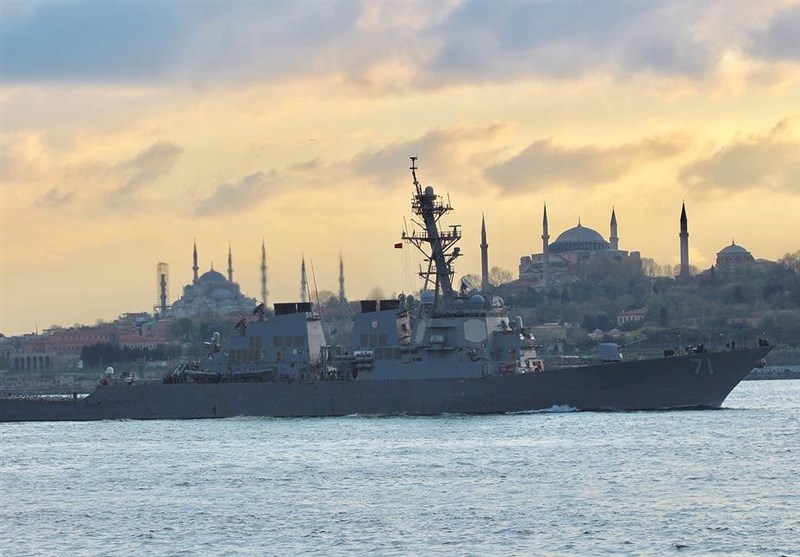 کشتی‌های روسیه فعالیت ناوشکن آمریکایی در دریای سیاه را زیر نظر دارند