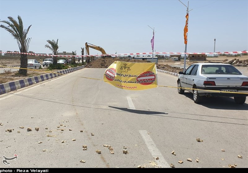 خوزستان|ماجرای عجیب یک جاده در بندر امام خمینی+ تصاویر