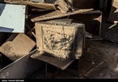 لوازم و وسایل های روستای سیل زده معمولان پلدختر در لرستان