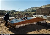نشاط و بازی کودکان روستای سیل زده معمولان پلدختر در لرستان