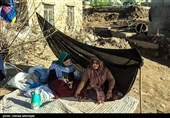 مردم روستای سیل زده معمولان پلدختر در لرستان
