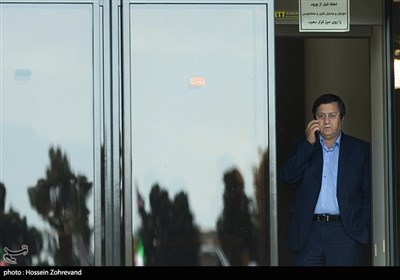 عبدالناصر همتی رئیس کل بانک مرکزی در حاشیه جلسه هیئت دولت