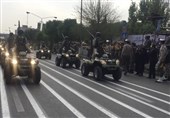 رژه نیروهای مسلح استان فارس در شیراز برگزار شد