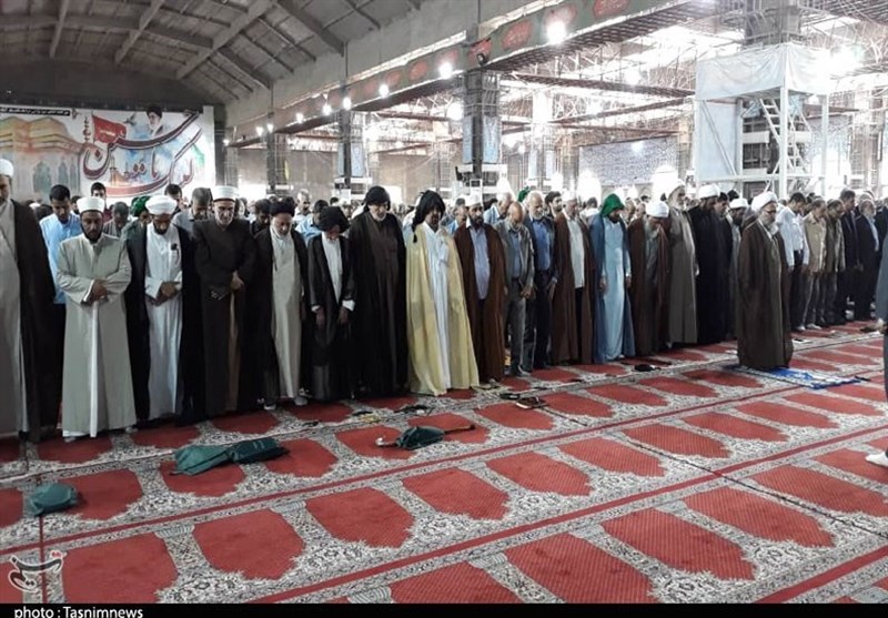 نماز جمعه اهواز با حضور علمای اهل سنت عراق برگزار شد+تصویر
