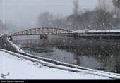 بارش برف بهاری در اردبیل به روایت تصویر‌