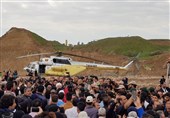حضور رئیس‌جمهور در میان مردم سیل‌زده پلدختر در قاب تصویر