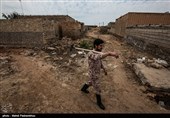 ‌تلاش‌های خستگی‌ناپذیر بسیجیان یزدی برای رفع مشکلات مردم مناطق سیل‌زده
