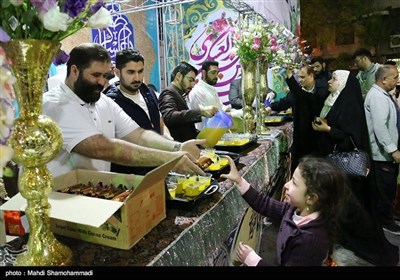 مراسم احیاء شب نیمه شعبان در تهران