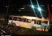 تعداد کشته‌ها و مصدومان واژگونی اتوبوس در لرستان به 43نفر رسید+ اسامی