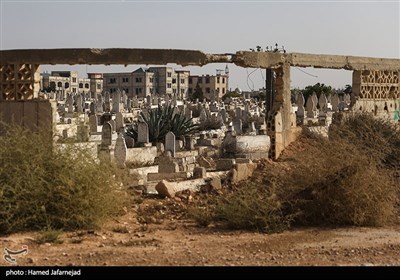 قبرستانی در شهر طرطوس سواحل مدیترانه کشور سوریه