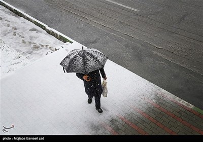 بارش برف بهاری در ارومیه