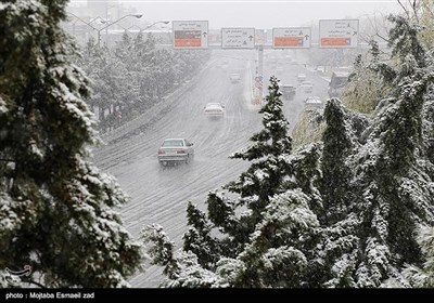 بارش برف بهاری در ارومیه