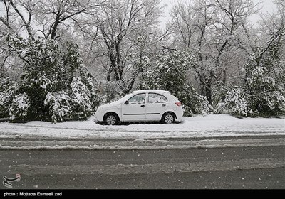 بارش برف بهاری در ارومیه