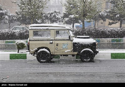 بارش برف بهاری در ارومیه