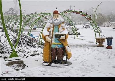 بارش برف بهاری در ارومیه