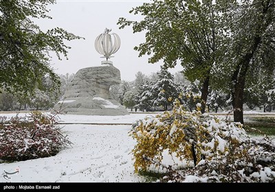 بارش برف بهاری در ارومیه