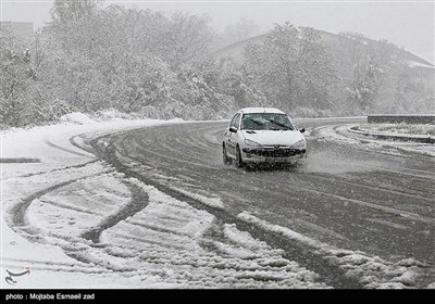 بارش برف بهاری در ارومیه