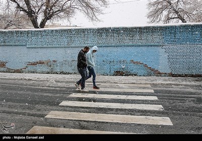 بارش برف بهاری در ارومیه