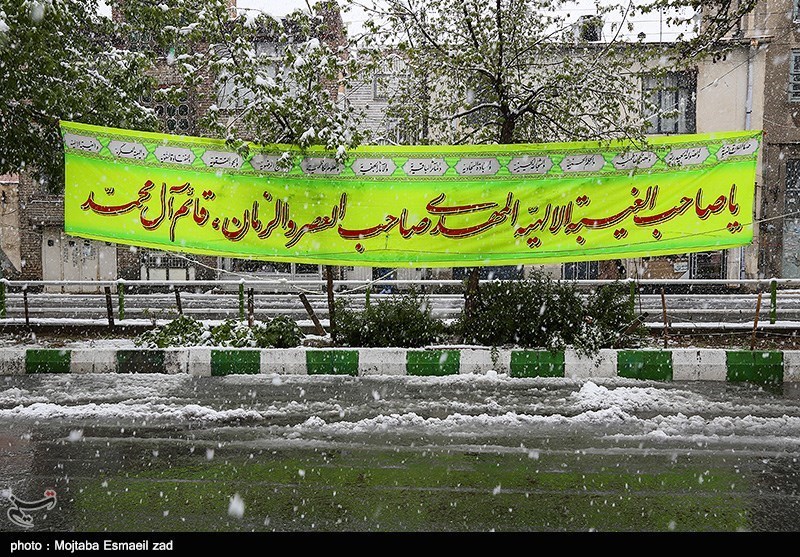 بارش برف بهاری در ارومیه