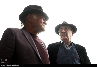 ابراهیم حقیقی و علی‌اکبر صادقی در پنجمین روز سی‌وهفتمین جشنواره جهانی فیلم فجر