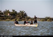 خوزستان| نگاهی به وضعیت سیلاب در شادگان + فیلم