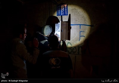  عملیات حفاری تونل های مترو تهران 