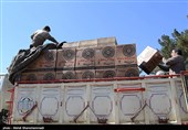 20 کامیون کمکهای کمیته امداد فارس به خوزستان اعزام شد