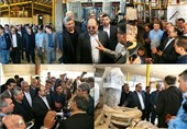وزیر کار از واحدهای خسارت‌دیده شهرک صنعتی آق‌قلا بازدید کرد