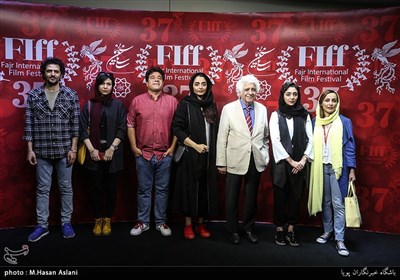 عوامل فیلم مهمان خانه ی ماه نو در هفتمین روز سی‌وهفتمین جشنواره جهانی فیلم فجر 